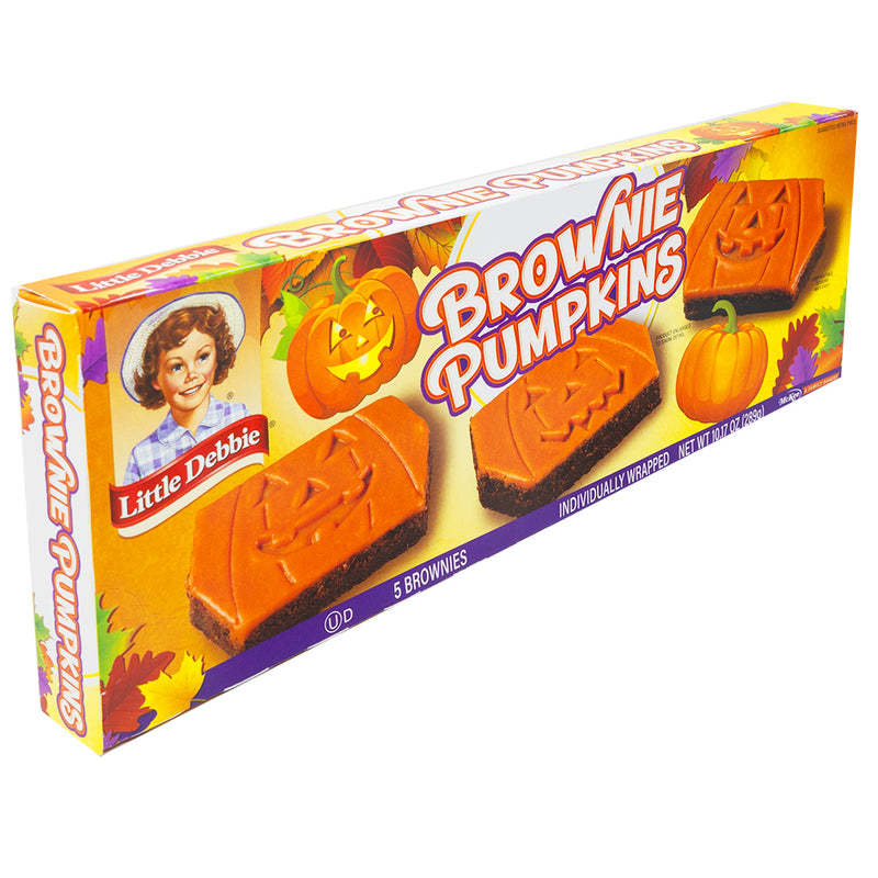 Little Debbie Brownie Pumpkins - 289g **BB OCT 11/24** - Little Debbie - Little Debbie Brownies - Little Debbie Snacks