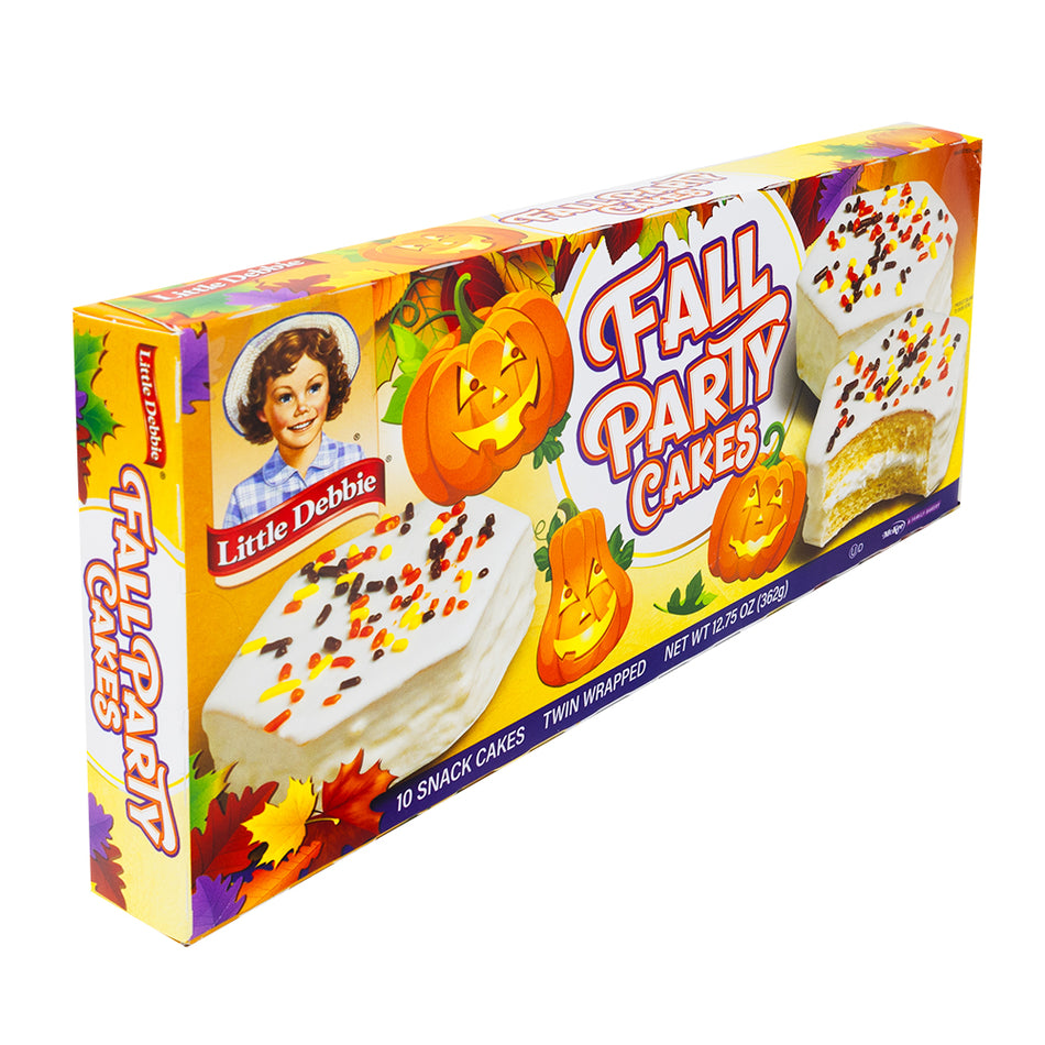 Little Debbie Vanilla Fall White Party Cakes - 362g **BB OCT 06/24** 