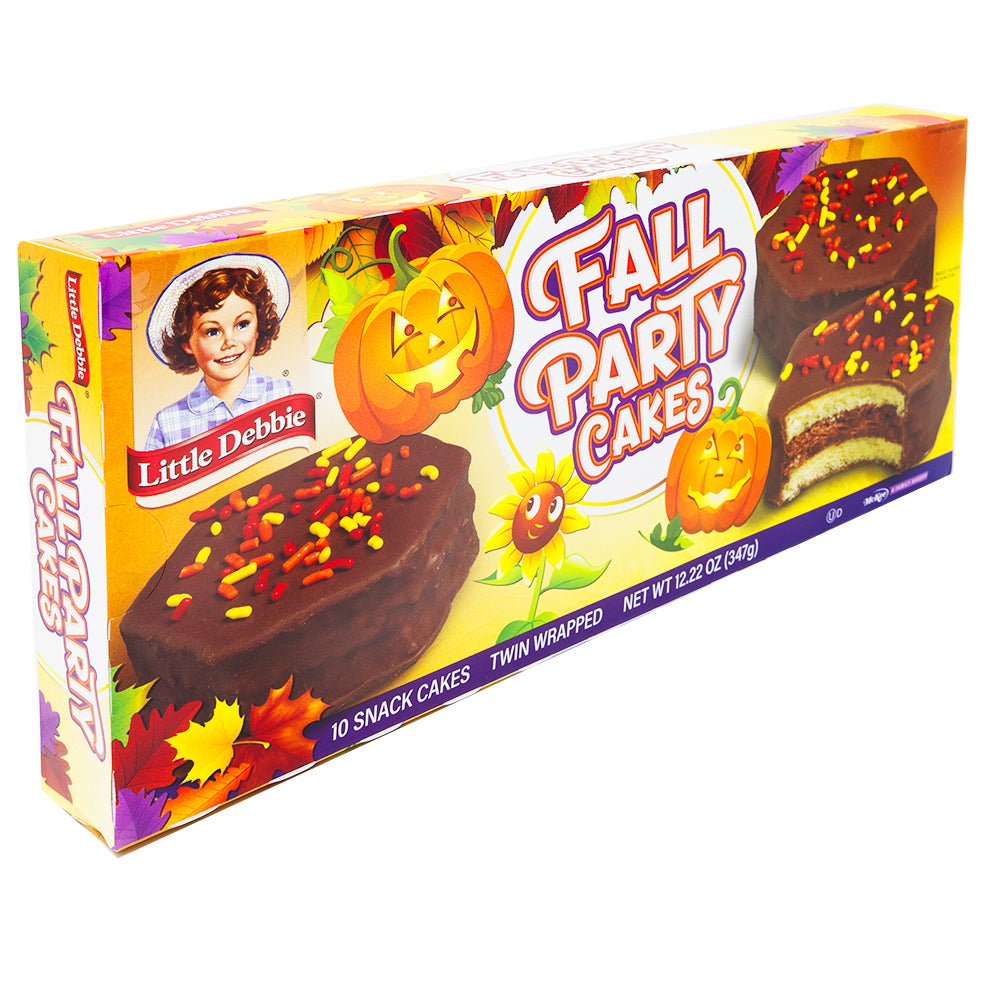 Little Debbie Chocolate Fall Brown Party Cakes - 347g **BB OCT 06/24**