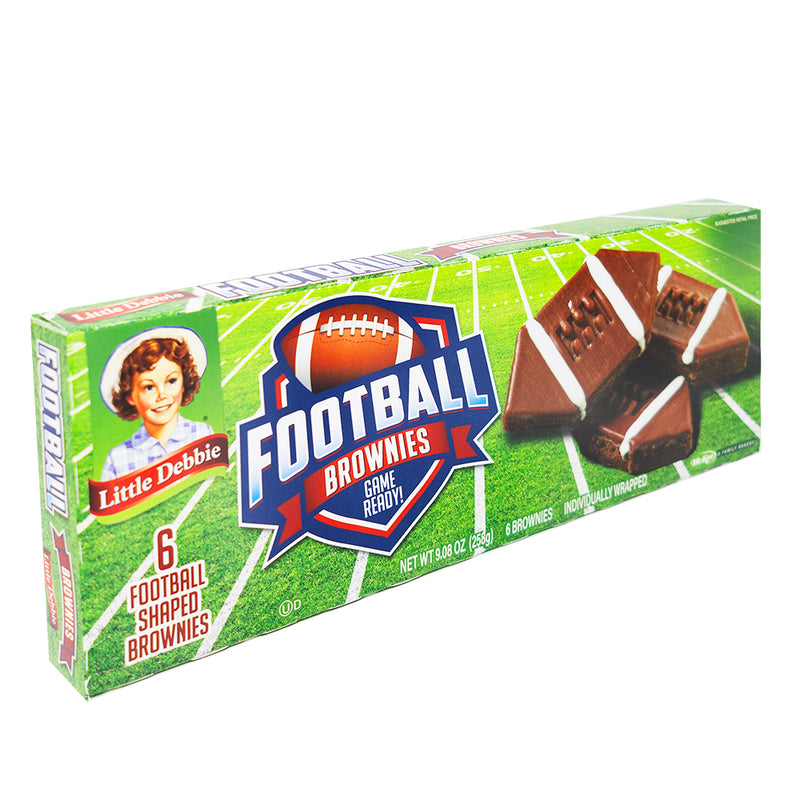 Little Debbie Football Brownie - 258g **BB OCT 05/24** - Little Debbie - Little Debbie Brownies - Little Debbie Football Brownie - Little Debbie Cakes