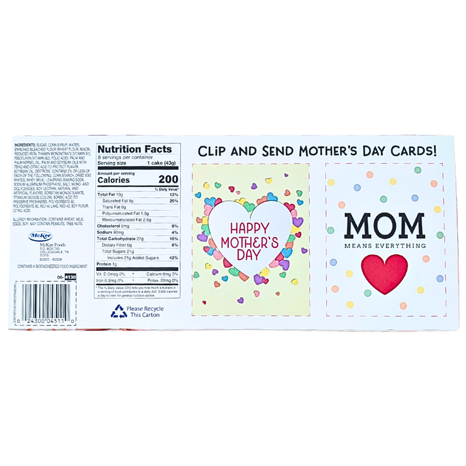 Little Debbie Mother's Day Cakes Strawberry - 341g