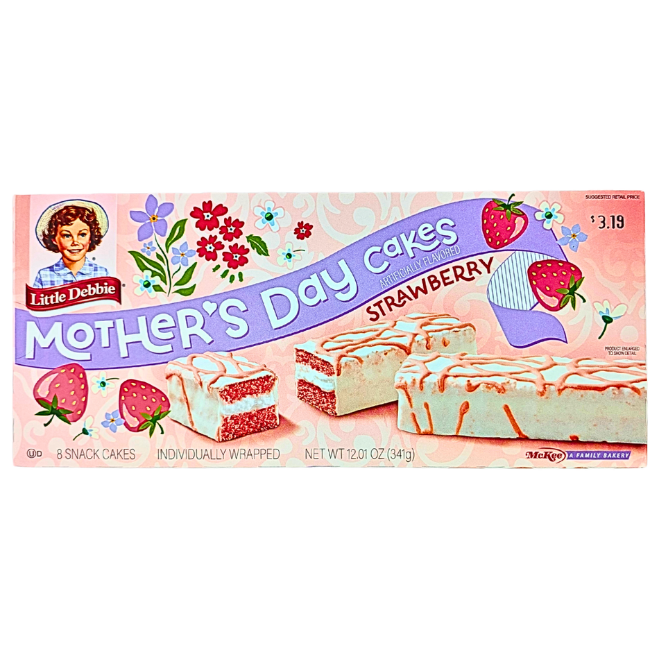 Little Debbie Mother's Day Cakes Strawberry - 341g