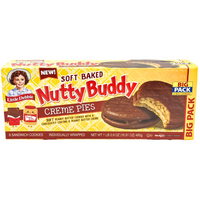 Little Debbie Nutty Buddy Creme Pies (6 Pies) - 16.91oz *Jul 15 2025*