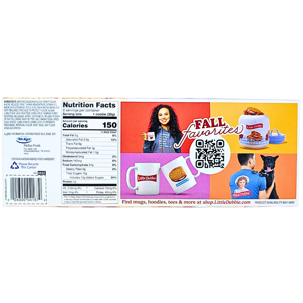 Little Debbie Pumpkin Delights - 283g 