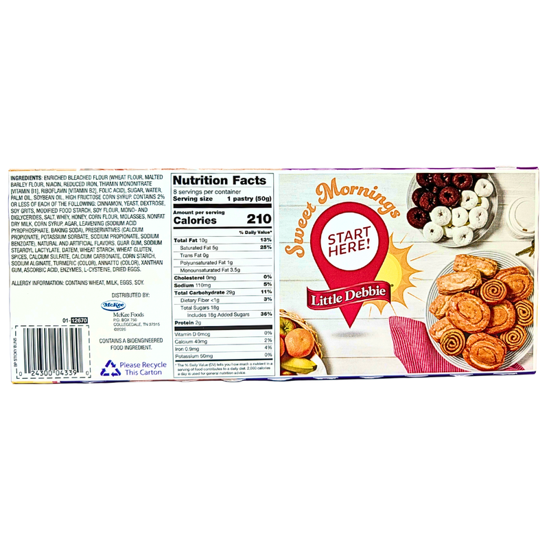 Little Debbie Sticky Buns Cinnamon - 397g