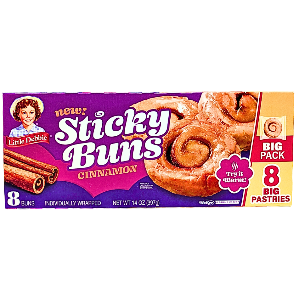 Little Debbie Sticky Buns Cinnamon - 397g