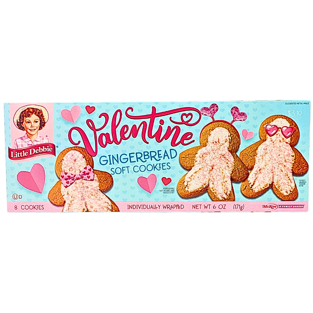 Little Debbie Valentine Gingerbread Cookies - 171g *BB 25Feb2026*