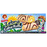 Little Debbie Zebra Cake Rolls (6 Cake Rolls) - 372g