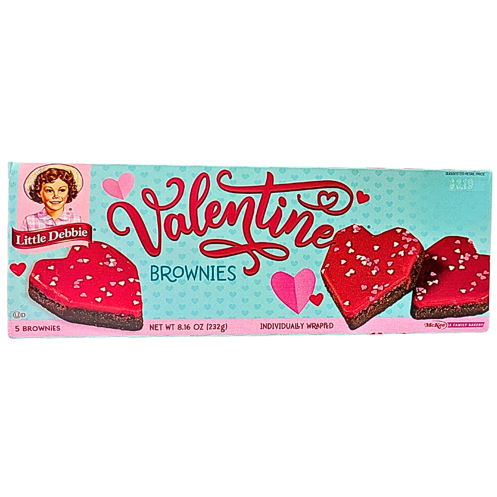 Little Debbie Valentine Brownies (5 Pieces) - 232g 