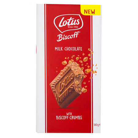 Lotus Biscoff Milk Chocolate Bar (UK) - 180g