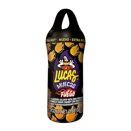 Lucas Muecas Fuego Spicy Piece - 0.84oz - Lucas Muecas Mango Piece - Lucas Muecas - Lucas Muecas Candy - Mango Candy - Spicy Candy - Spicy Treats