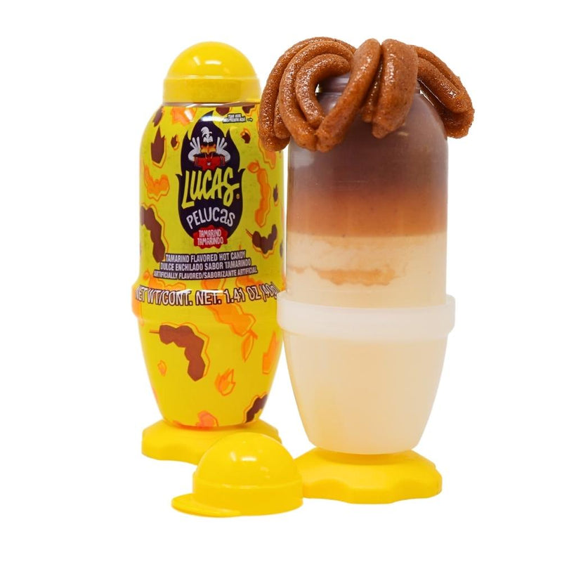 Lucas Pelucas Tamarind Squeeze Candy - 40g Nutrition Facts Ingredients - Mexican Candy - Spicy Candy - Lollipop