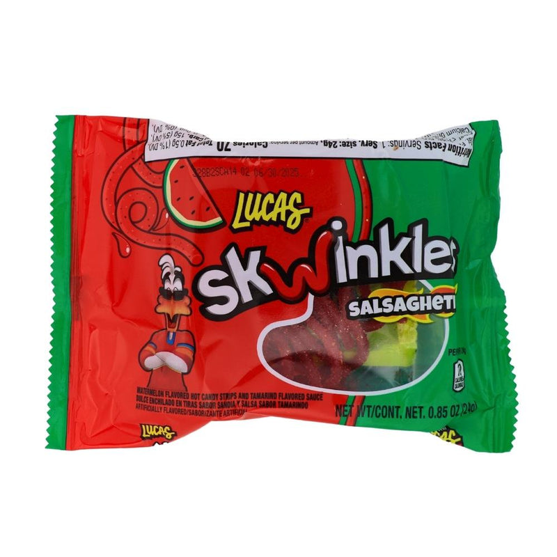 Lucas Skwinkles Salsagheti Watermelon with Gusano - 24g