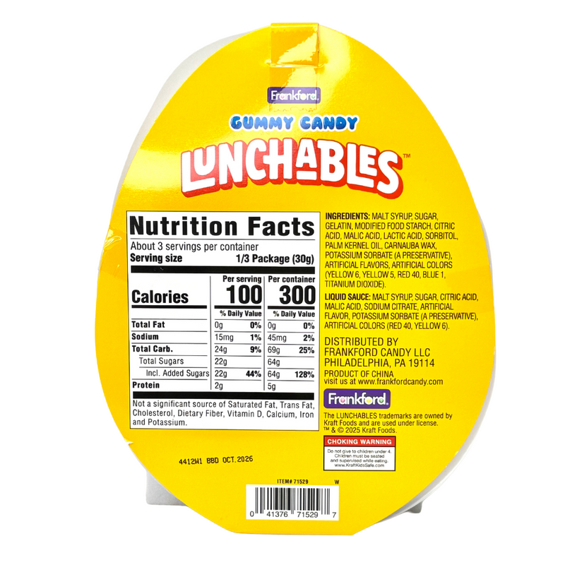 Lunchables Pizza Kit Egg Shape Tray - 3.14oz
