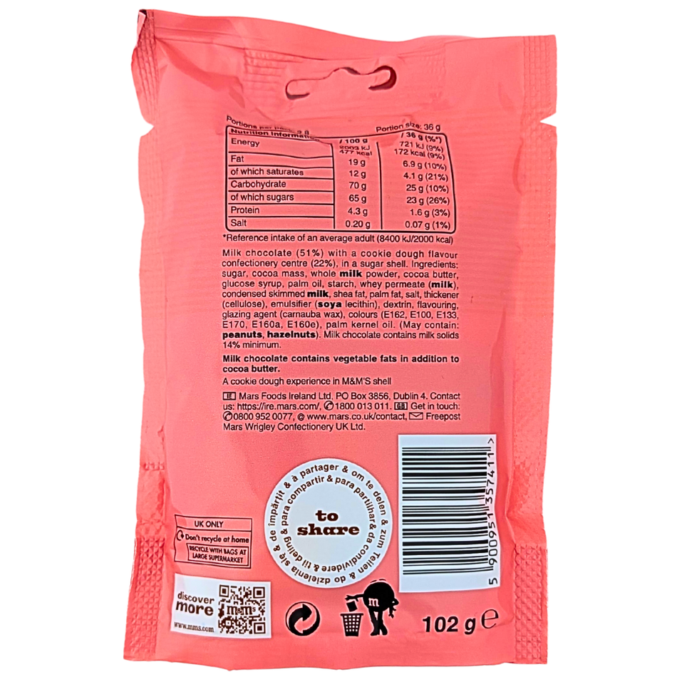 M&M's Cookie Dough (UK) - 102g