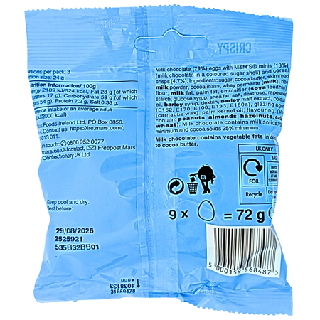 M&M's Crispy Choco Eggs (UK) - 72g