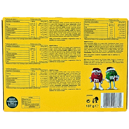 M&M's & Friends Selection Box (UK) - 139g