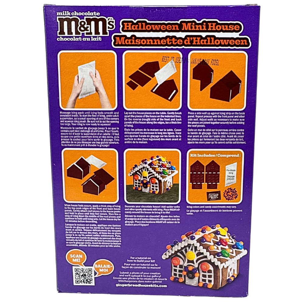 M&M's Halloween Mini House Cookie Kit - 198g