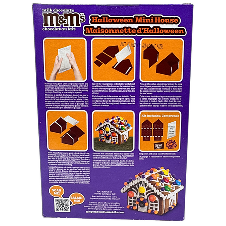 M&M's Halloween Mini House Cookie Kit - 198g