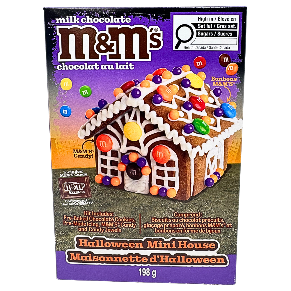 M&M's Halloween Mini House Cookie Kit - 198g