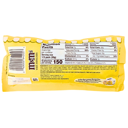 M&M's Lemon Meringue Pie - 3.22oz