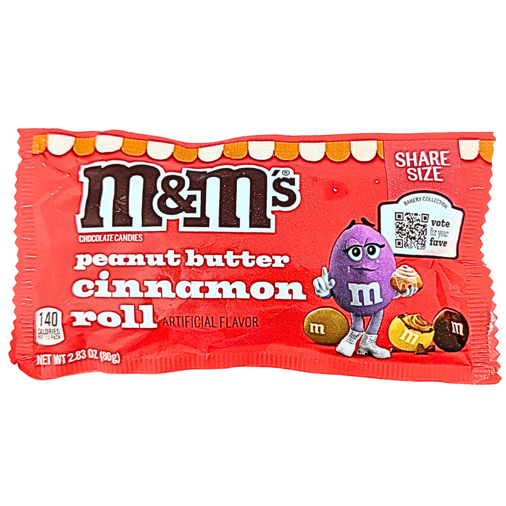 M&M's Peanut Butter Cinnamon Roll - 2.83oz | Candy Funhouse – Candy
