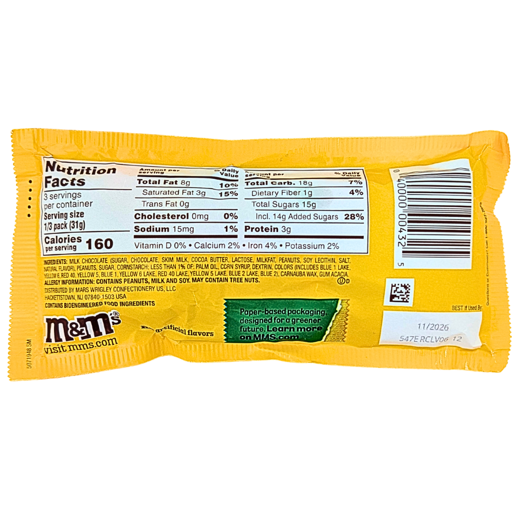 M&M's Peanut Share Size - 3.27oz