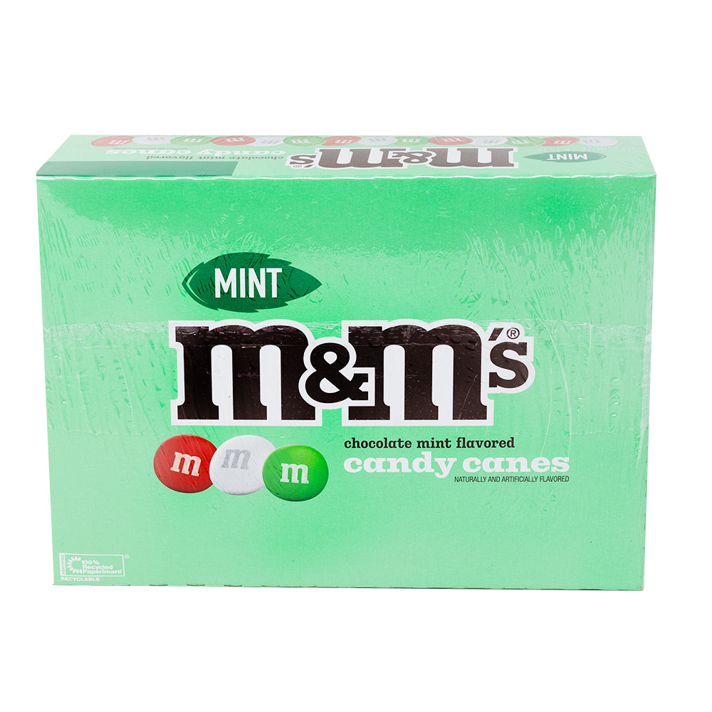 M M s Mint Chocolate Candy Canes 12 Pieces Candy Funhouse Candy M m s mint chocolate candy canes 12 pieces candy funhouse candy