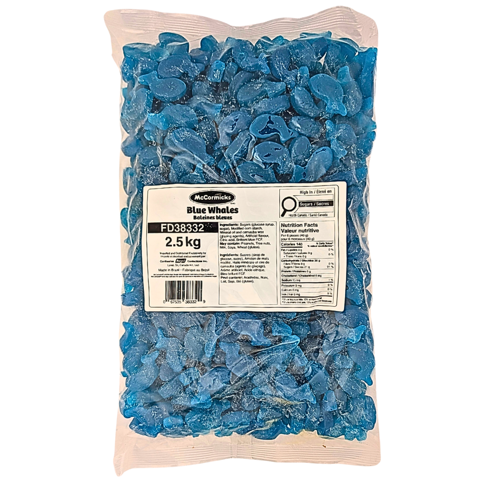 McCormick's Blue Whales Candy - 1.8 kg