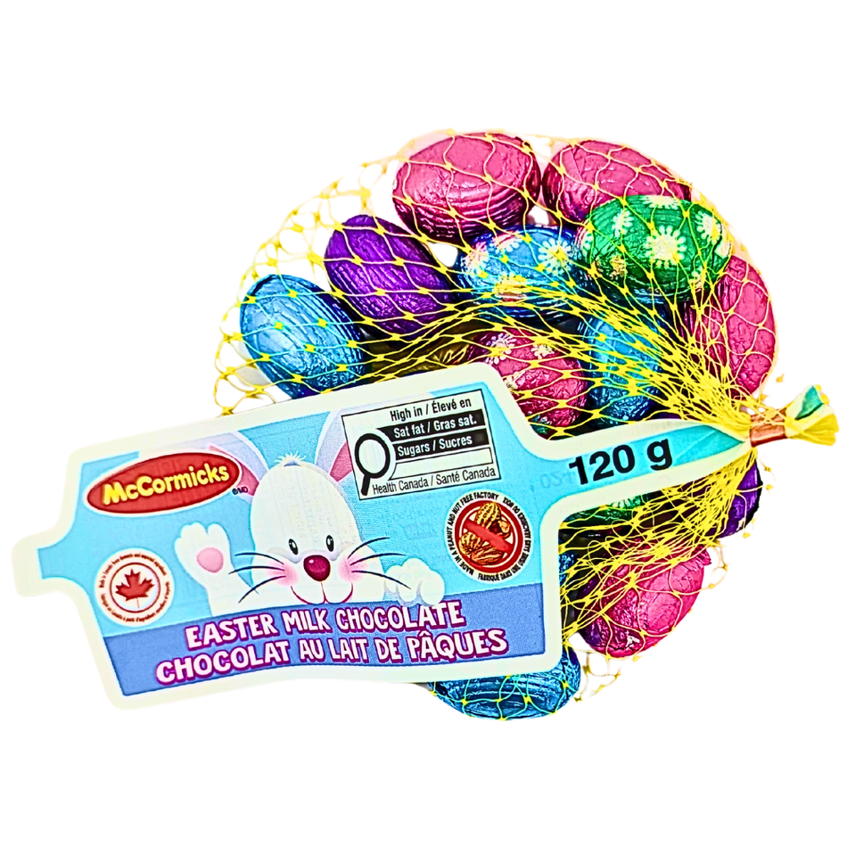 McCormicks Creamy Easter Chocolate Eggs - 120g