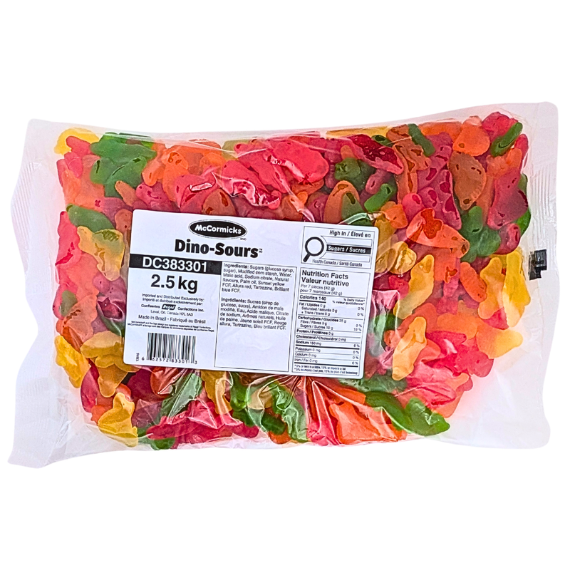 McCormick's Dino-Sours Candy - 2.5 kg