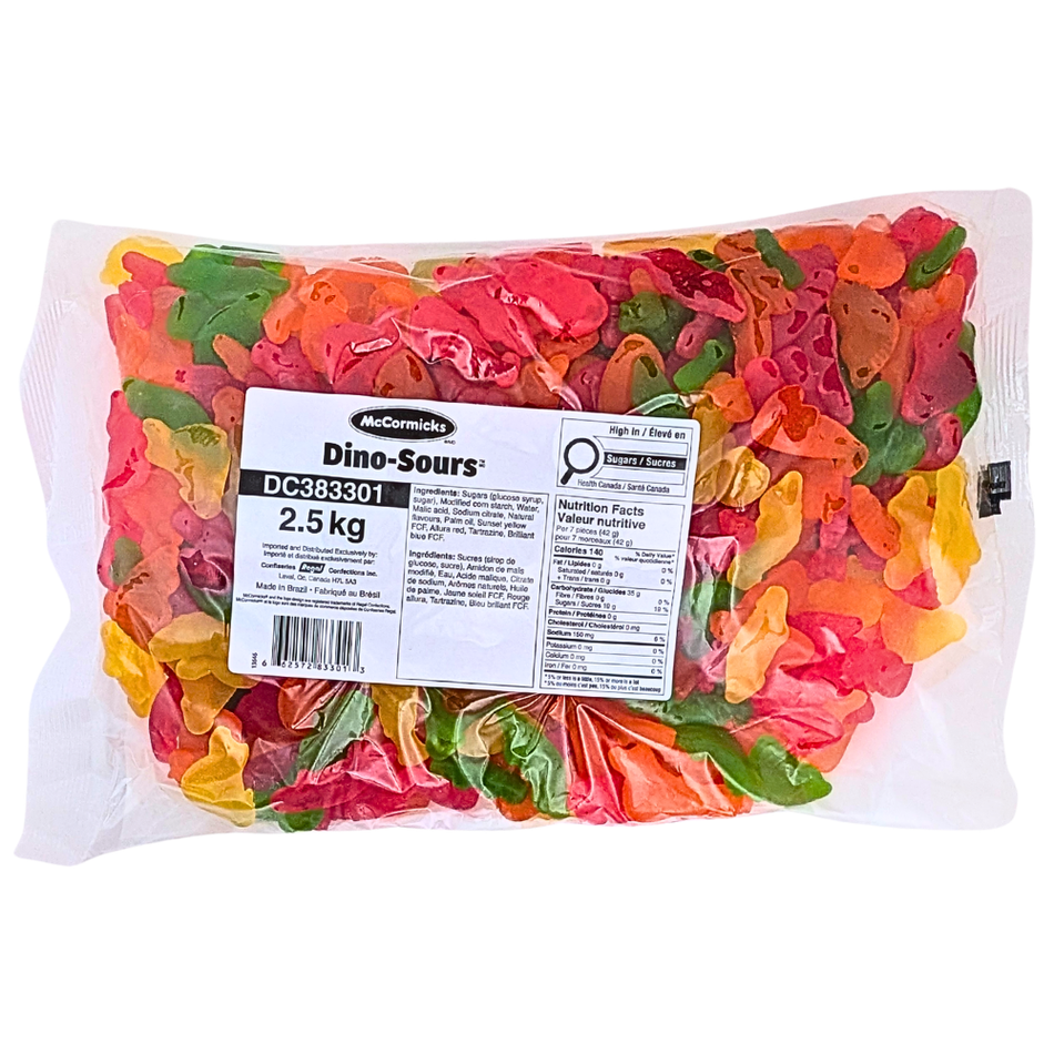 McCormick's Dino-Sours Candy - 2.5 kg