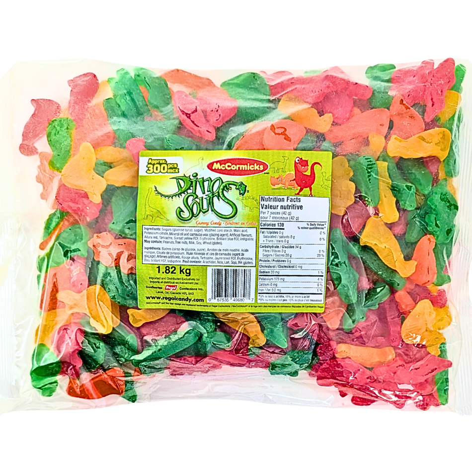 McCormick's Dino-Sours Candy - 1.8 kg