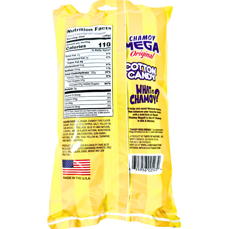 Mega Chamoy Cotton Candy - 3.1oz