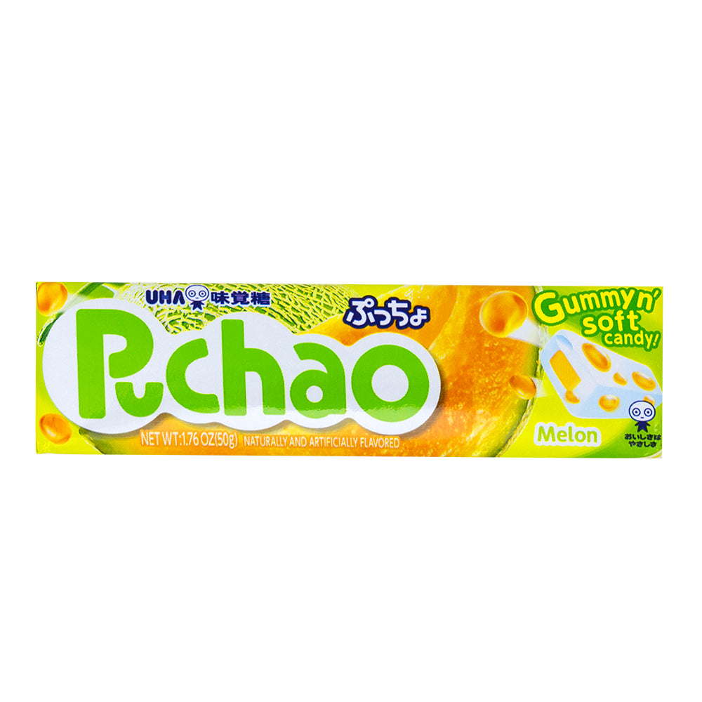 Puchao Melon Gummy n' Soft Candy - 50 g (Japan)