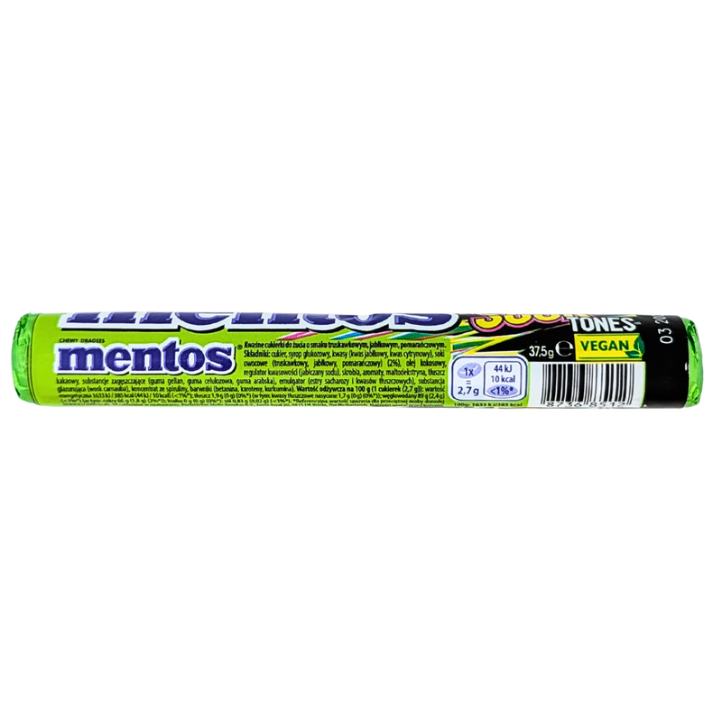 Mentos Sour Tones Roll - 37.5g
