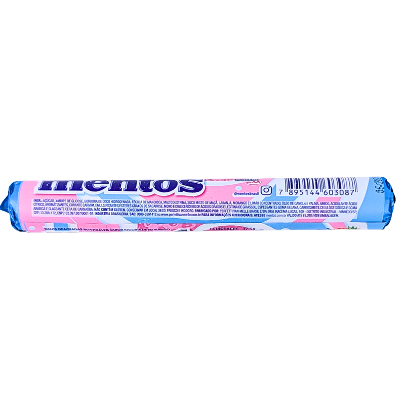 Mentos Yogurt Morango Roll - 37g