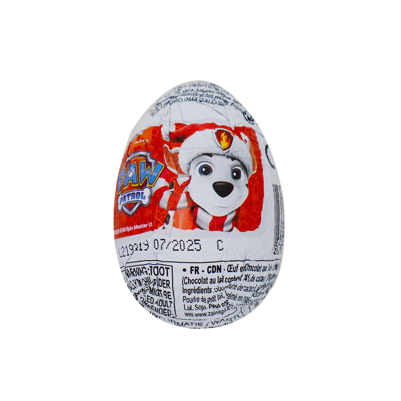 Paw Patrol Christmas Chocolate Egg - 20g - Paw Patrol chocolate egg - Christmas chocolate treats - Holiday themed chocolates - Festive chocolate eggs - Paw Patrol Christmas gifts - Milk chocolate surprises - Paw Patrol stocking stuffers - Holiday chocolate delights - Paw Patrol holiday merchandise - Christmas candy treats