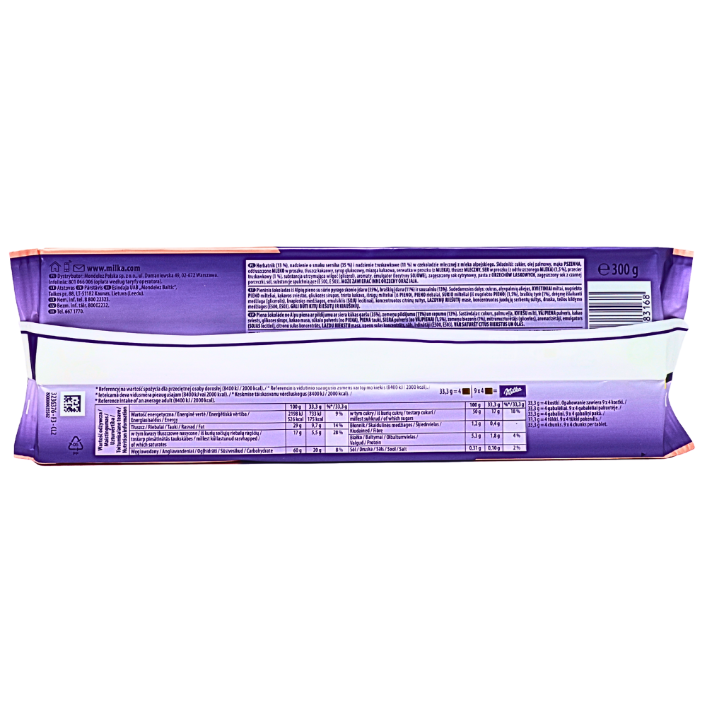 Milka Mmmax Strawberry Cheesecake - 300g