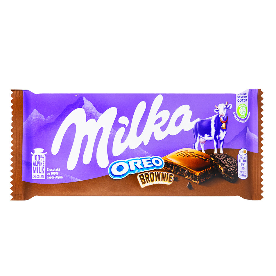 Milka Oreo Brownie Chocolate Bar - 100 g