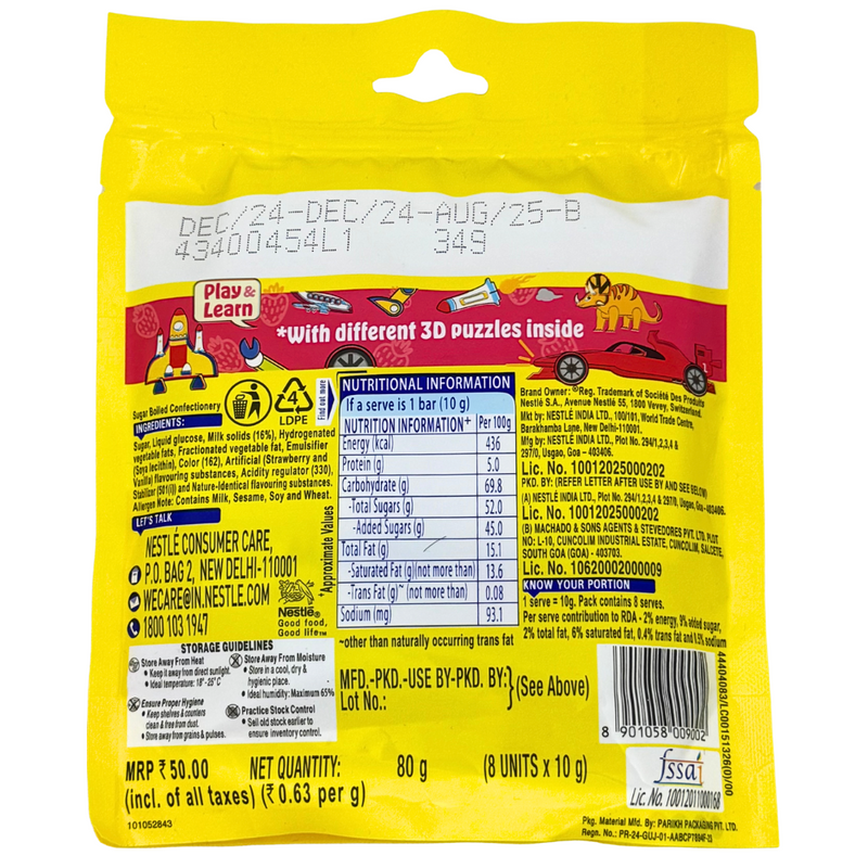 Milkybar Choo Strawberry (India) - 80g