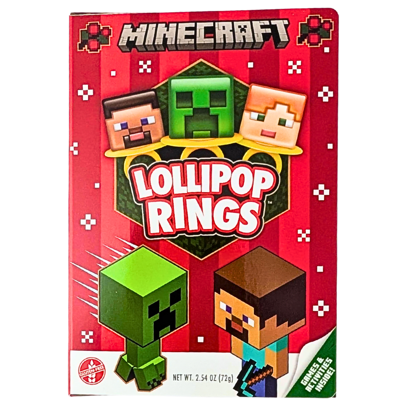 Minecraft Lollipop Rings - 60g