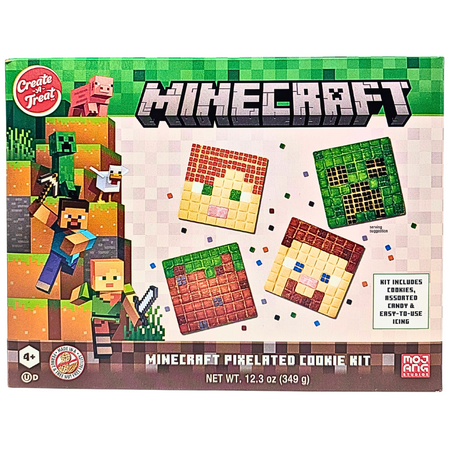Minecraft Pixilated Cookie Kit - 12.3oz