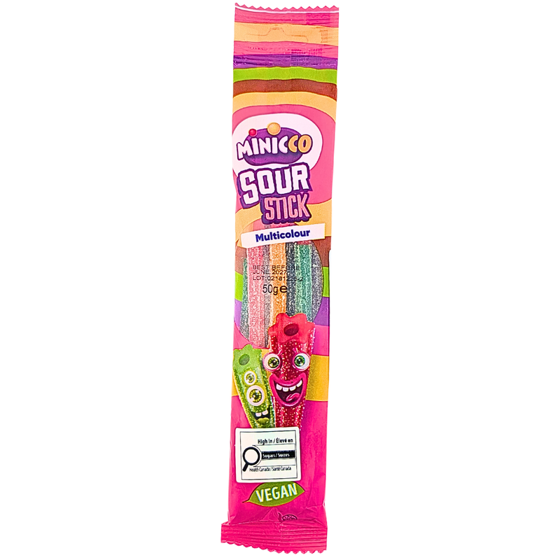 Minicco Sour Stick Multicolour (Turkey) - 50g