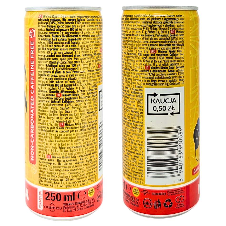 Minions Kinder Cola - 250mL