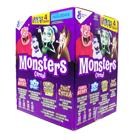 Halloween 4-Pack Monster Cereals