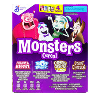 Halloween 4-Pack Monster Cereals