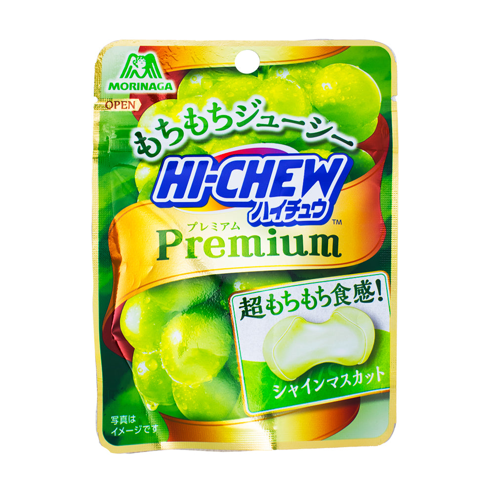 Morinaga Hi-Chew Premium Shine Muscat (Japan) 35g - Morinaga Hi-Chew Premium Shine Muscat - Premium Candy - Hi Chew Candy - Hi-Chew - Hi-Chew Candy - Hi Chew - Hi Chew Premium - Morinaga - Japan Candy - Japanese Candy