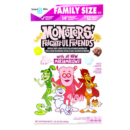 Monsters Frightful Friends Cereal - 453g