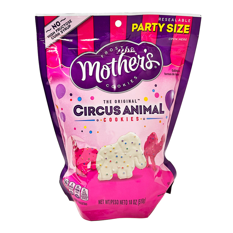 Mother's Circus Animal Cookies - 18oz - Mother’s Circus Animal Cookies - Animal Cookies - Mother’s Cookies - Circus Animal Cookies